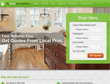 Tablet Screenshot of prohomeremodelers.com